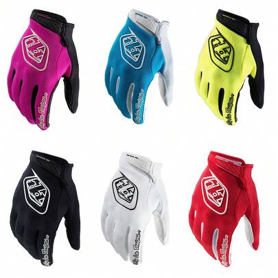 DONUTFOX 一副男女通用的多功能手套，适合春、夏、秋季佩戴。赛车级合成革骑行手套，适用于山地自行车、摩托车赛车及其他户外活动。生日礼物、节日礼物之选。