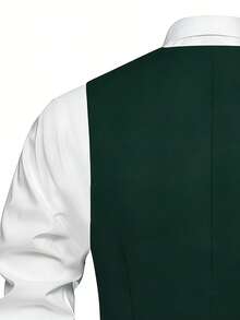 Men's Spring/Autumn Business Casual Single-Breasted Suit Vest