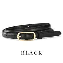 1 pièce Ceinture fine pour femme, ceinture avec boucle en alliage ovale, polyvalente pour robes, chemises, occasions décontractées ou habillées - ceinture à boucle métallique ovale - Voir 4