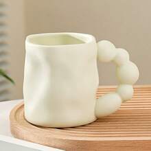 1pc 400ml Ceramic Modern Latte Mug, High-Quality Couple Water Cup, Personalized Milk Malt Breakfast Cup With Creative Latte Art, Suitable For Office, Graduation Party, Homemade Tea Set, Made In China - Multicolor - View 15