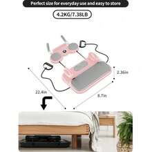 Push Up Board, 6 In 1 Mini Multi-Purpose Automatic Rebound Reformer Board - A - View 6