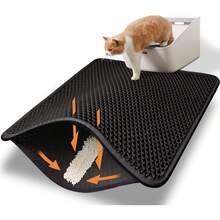 1 片猫砂垫，15.75*19.69 英寸双层防水防尿收集垫，猫咪用品