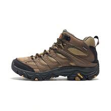 MERRELL MOAB 3 SYN MID GTX 男士高帮户外徒步靴，减震、耐磨、防水 - 棕 - 查看 1
