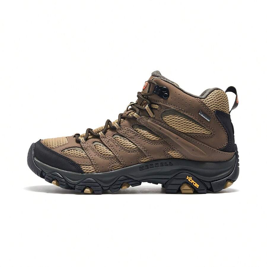 MERRELL MOAB 3 SYN MID GTX 男士高帮户外徒步靴,减震、耐磨、防水 - 棕 - 查看 1