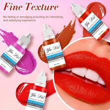 10 piezas de pigmento de maquillaje permanente para cejas y labios, coloración de maquillaje profesional, 0.5oz (15ml) - Multicolor - Ver 3