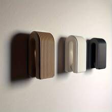 1个/2个重力锁定式毛巾架，现代日式风格，极具装饰性，壁挂式设计，适用于浴室，舒适实用，可收纳浴巾、浴袍等，配有浴袍浴巾挂钩，新颖的浴室毛巾架收纳工具，惊喜礼物 - 彩色 - 查看 4