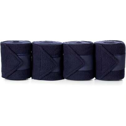 4条装羊毛马腿套，保暖有弹性，防止马腿肿胀和受伤，可轻松卷起方便携带，多种颜色可选