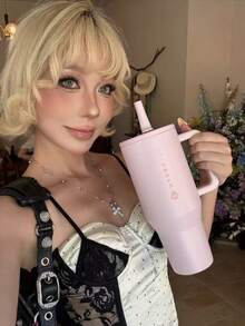 40 Oz  Outdoor Sports Water Cup Water Bottle Stainless Steel Vacuum Hy  Insulated Drojug Cup With Lid And Straw Suitable For Water, Iced Tea Or Coffee. - 彩色 - 查看 14