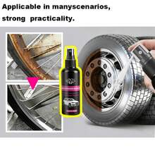 Universal Car Metal Rust Remover And Protective Spray, Iron Conversion Agent Spray, Metal Rust Remover, Suitable For Car Parts, Tires, Rims, Doors, Etc., Effectively Removes Rust And Repairs