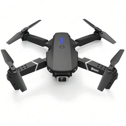 Drone E88 Dobrável 4K HD com Câmera Wi-Fi Controle Remoto App Estável