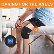 USB供电双头膝部加热垫，无需电池，三档温度调节，缓解膝盖、肩膀和颈部疼痛，家用便携，复活节圣诞节父母礼物，用于缓解关节/膝盖疼痛的电热垫，机身小巧，双头设计，USB连接稳定，送给亲人的礼物