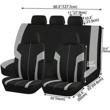 4/9pcs Car Seat Covers, Front Seat Covers, Pink, Women's Style, Compatible With Airbags, Protect Seat Cushions From Stains, Decorative - 9472 - View 2