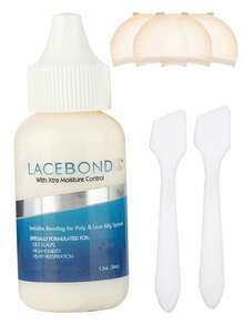 Lace Wig Adhesive Set, Includes Wig Cap And Applicator - Invisible Lace Glue, Suitable For Frontal, Hairpieces And Hairline, Sweat-Resistant And Long-Lasting, For Human Hair And Synthetic Wigs, Suitable For Oily Scalp - 38 - View 2