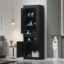 Storage Cabinets - Black - View 2