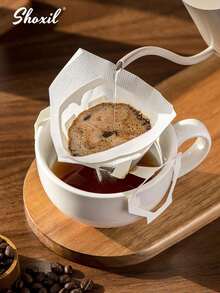 shoxil 30pcs Portable Disposable Coffee Filter Bags - Easy-To-Use Hanging Ear Drip Design, Leakproof For Home, Travel, Parties & Weddings - Perfect For Hand-Brewed Coffee Anywhere - Coffee Filter Paper - View 3