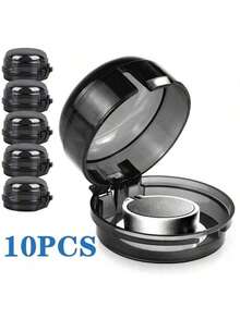 10个装炉灶旋钮保护套，烤箱旋钮儿童安全锁，可移除粘胶，家用厨房电炉安全锁保护器套装