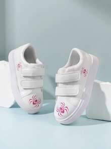 2026年春季最新款蜘蛛网图案设计运动鞋，休闲时尚白色鞋 - 白色 - 查看 2