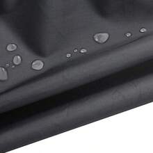 船用发动机罩，重型全尺寸外罩，420D牛津布面料，黑色可调节绑带，防水、防雪、抗紫外线，经久耐用的舷外机发动机罩，优质重型船用座椅保护套，适用于所有发动机类型，女士节 - 黑色 - 查看 10