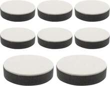 Biaungdo 8 Pcs Self-Adhesive Furniture Risers, Round Furniture Bed Risers, Heavy Duty Carbon Steel Table Sofa Couch Chair Lift Risers With Felt Pad(Add 0.65" Height, White) - ColorD - View 1
