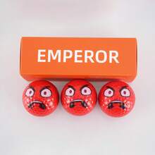 WUDAY Pelotas de golf con diseño de caca, pelotas de práctica de golf prácticas, regalo de broma para familiares y amigos en el Día de los Inocentes, Día de San Valentín - Multicolor - Ver 10