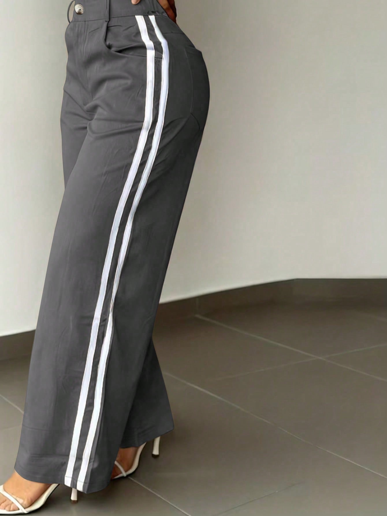 سراويل نسائية أنيقة وجذابة ذات ساق مستقيمة | سراوي...