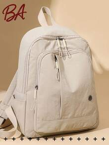 Ba lô nylon gấp gọn nhiều ngăn, đựng vừa laptop 15.6 inch, cặp sách nhẹ nhiều ngăn, balo đa năng, túi du lịch dung tích lớn, túi đi làm tiện lợi, phù hợp cho học sinh, học sinh trung học/phổ thông, y tá, giáo viên, chuyên gia kinh doanh, du lịch, đi làm, mua sắm, văn phòng, hẹn hò, leo núi, đào tạo, công việc, quà sinh nhật, quà ngày lễ. - Nhiều màu - Xem 2