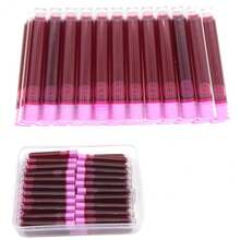 35 Pieces Ink Cartridges For Fountain Pen With Storage Box, 3.4 Mm Bore Diameter, Dark Pink - DeepPink - View 3