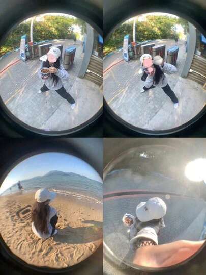 1 pieza Lente de ojo de pez interesante para teléfono móvil, lente de teléfono 3 en 1, lupa, gran angular de ojo de pez, lente macro, ideal para fotografía macro y gran angular, set de filtros 3 en 1 y bombilla de ojo de pez macro gran angular y foco externo SLR