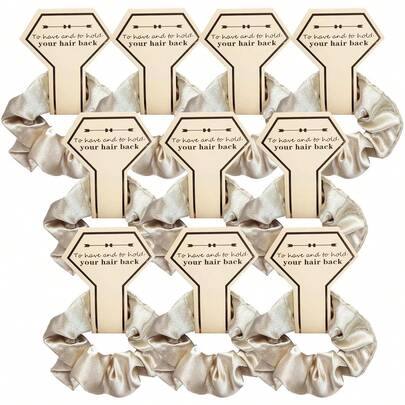 1pc Bridesmaid Gift Hair Scrunchie, Team Bachelorette Party Favor, Bridal Wedding Memento, Party Bride Gift, Christmas