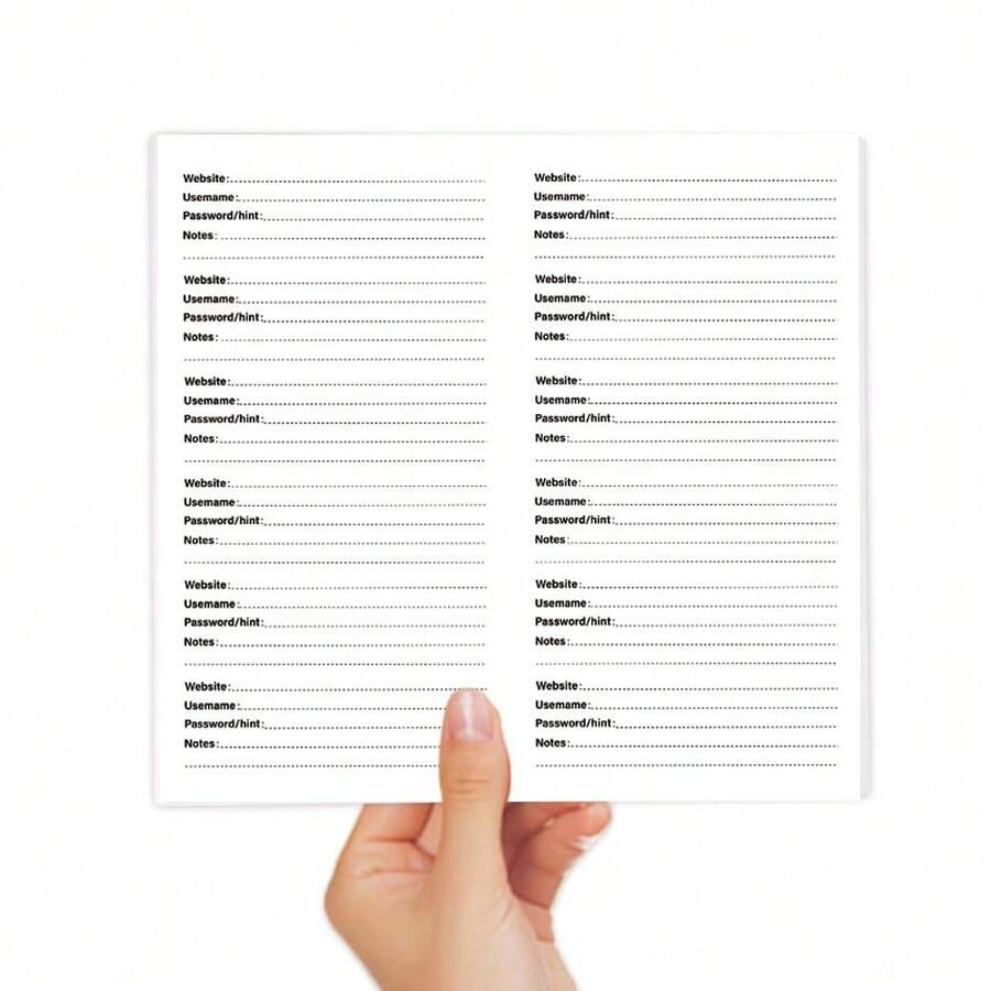 Travelers Notebook Inserts,Password Planner Refills,Standard Regular TN Journal,30 Sheets,8.25\ X 4.25\,Travelers Notebook Refills For Journals,Dis,Planners - 儲值密碼 - 查看 1