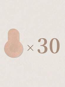 10Pcs/20Pcs Invisible Seamless Lift Adhesive Nipple Covers, Disposable Waterproof Sweat-Proof No-Show Ultra-Thin Tape, Suitable For Backless Dresses, Bikinis, Wedding Gowns