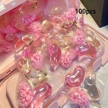 100颗/套 三合一樱花洗衣球 - 清洁、柔顺、强力去污洗衣珠，浓缩香氛洗衣液，衣物柔顺剂，防静电 - 彩色 - 查看 17