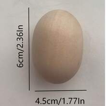 1 Piece Handmade Wooden DIY Sewing Egg, Mother's Day Gift, Easter Decorated Egg