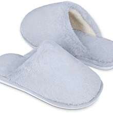 RAINSMORE Pantuflas Mujer Cmoda Pantuflas para Mujer Slippers Women Antideslizante Zapatillas de Casa Pantuflas Clidas de Invierno con Cierre de Velln Cmoda Zapatillas Casa - rosa+24-25 - Ver 2