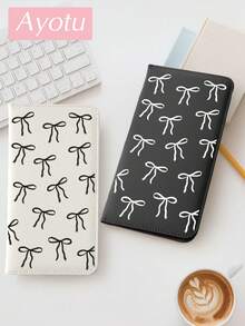 Ayotu Ví đựng giấy tờ xe và bảo hiểm hình nơ đen, ví da PU đựng đồ trong hộp găng tay, ví đựng giấy tờ xe hơi, xe tải, tài liệu, vật dụng cần thiết khi đi du lịch, đồ dùng học tập, đồ dùng ngày lễ, phụ kiện du lịch, ví đựng hộ chiếu, bìa hộ chiếu, ví đựng hộ chiếu, quà tặng lý tưởng cho chủ xe hơi, xe tải, xe máy và xe kéo, lựa chọn tuyệt vời cho quà tặng năm mới. - Nhiều màu - Xem 3