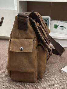 peach tree 1个休闲帆布斜挎包,配皮质肩带装饰,可作单肩包、斜挎包使用,大容量,适合情侣、情人节、桃树图案时尚纯色迷你斜挎包、休闲单肩背包、万圣节、圣诞节、新年礼物、笔记本电脑包 - 彩色 - 查看 12