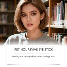 视黄醇眼霜 - 紧致眼霜棒，减少细纹，蕴含角鲨烷、维生素E、透明质酸、咖啡因，保湿，增强肌肤弹性 - 粉色 - 查看 5