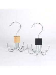 1pc Storage Multifunctional Bedroom Object Hanging Wall Behind The Door, Foyer Wardrobe Clip Baseball Cap Storage Hook Rack Hanging Hat Storage Hook Rack Hanging Hat/Clothes/Accessories/Scarves/Handkerchiefs Easy To Carry When Traveling And Going Out - Multicolor - View 7