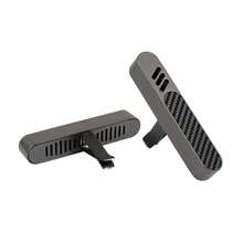 2026新款金属车载空气清新剂扩散器，精油扩散器出风口夹，香水香氛扩散器，磁吸式开口设计（含5根替换纤维棒），可添加您自己的香水和精油，高档车载配件，“不含香水” - 灰色款 - 查看 4