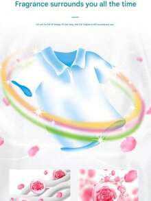 100pcs 5-In-1 Laundry Detergent Pods, Concentrated 5-In-1 Laundry Detergent Capsules, Multi-Purpose Detergent Pearls, Suitable For Apartments And Households, Fragrant Laundry Cleaning Pearls - Gently Cleans Grease And Stains, Long-Lasting Fragrance. - 彩色 - 查看 4