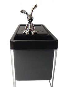 TendenciaMini Pecera De Escritorio Con Porta Lápices NegroCalidad premium - 1 - Ver 2