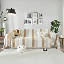 Boho Couch Cover Washable, Chenille Sofa Covers Pet Friendly, Non Slip Geometric Couch Covers 3 Cushion, Furniture Protector Sofa Slipcovers With Tassel Sectional Sofa(71 X 102/ 71 X 150, Khaki, Black, Gray))