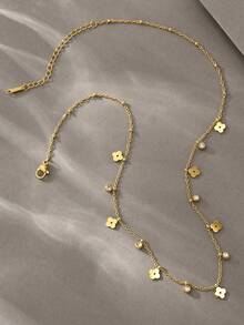 1条18K镀金项链，百搭优雅，适合约会、聚会、送礼和日常佩戴。