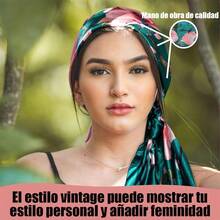 TendenciaBufanda Cuadrada Mujer Mascada Seda Pañuelo En La Cabeza,8pzCalidad premium - Multicolor - Ver 6