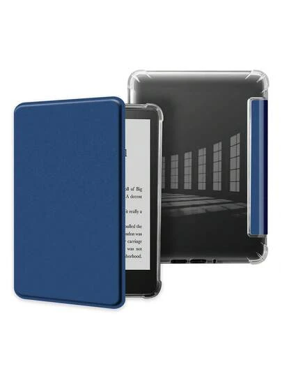 Ebook Case Compatible With 6" Kindle 11th Gen (2024 And 2022 Release) - Ultra Slim Transparent Clear TPU Back Shell Protective Cover With Auto Wake/Sleep For Kindle Paperwhite 12th Gen 2024,DIY Customizable- For Daily Use And Holiday Gifts