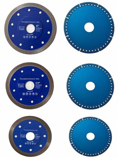 Stone Cutting Discs, Grinding Discs, Glass Cutting Discs, Brazing Cutting Discs, Sintered Mesh Discs, Sharp And Wear-Resistant, Smooth And Effortless Cutting, Clean And Neat Cuts