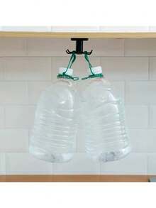 6-Claw Rotating Spoon & Spatula Wall Mount Hooks, Cabinet & Bathroom Small Item Storage Rack. Hanging Bag Holder, Kitchen Storage Rack, Clothes Hanger, Hooks. Kitchen Organization - Multicolor - View 6