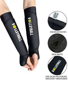 1 双排球护臂，EVA 衬垫减震压缩肘套，专业排球护臂 - 彩色 - 查看 9