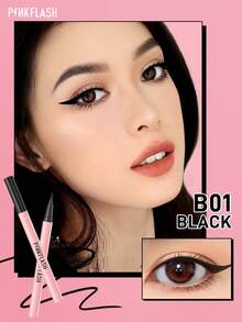 PINKFLASH眼线笔，持久防水，防晕染，方便易用，适合万圣节和节日妆容，打造迷人妆容 - B01 - 查看 2