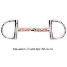 Filete de Caballo de Acero Inoxidable, Herramienta para Caballos con Brocas de Filete con Rodillos de Cobre 5 Pulgadas, Alta Resistencia para Suministros Ecuestres,38912818 - Multicolor - Ver 6